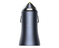 BASEUS Golden Contactor Pro Car Charger U+C Grey + cable TZCCJD-B0G - 1348117 - zdjęcie 3